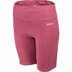 Fitforce MAROTTA Dámske  fitness šortky, ružová, veľkosť XL