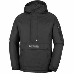 Columbia CHALLENGER PULLOVER ANORAK Pánska bunda, čierna, veľkosť S