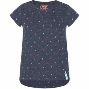 Loap BESEL Dievčenské tričko, modrá, veľkosť 134-140
