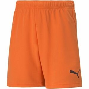 Puma TEAMRISE SHORT JR Juniorské šortky, oranžová, veľkosť 116