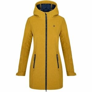 Loap LECIKA Dámsky softshellový kabát, žltá, veľkosť XS