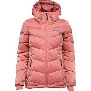 Columbia ABBOTT PEAK INSULATED JACKET Dámska zateplená lyžiarska bunda, lososová, veľkosť L