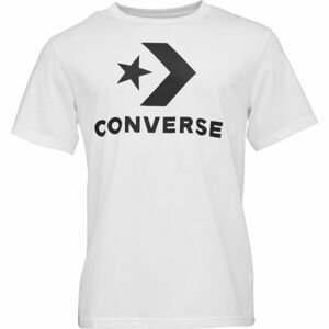 Converse STAR CHEVRON TEE Pánske tričko, biela, veľkosť S