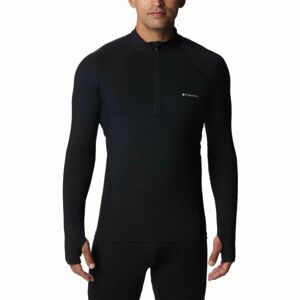 Columbia MIDWEIGHT STRETCH LONG SLEEVE HALF ZIP Pánske funkčné tričko, čierna, veľkosť XXL