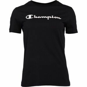 Champion CREWNECK T-SHIRT Dámske tričko, čierna, veľkosť