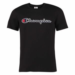 Champion CREWNECK T-SHIRT Pánske tričko, čierna, veľkosť XL