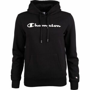 Champion HOODED SWEATSHIRT Dámska mikina, čierna, veľkosť XS