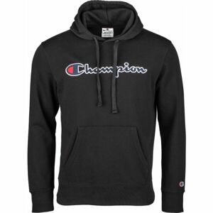 Champion HOODED SWEATSHIRT Pánska mikina, čierna, veľkosť S