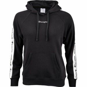 Champion HOODED SWEATSHIRT Dámska mikina, čierna, veľkosť S