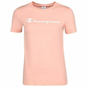 Champion CREWNECK T-SHIRT Dámske tričko, lososová, veľkosť L