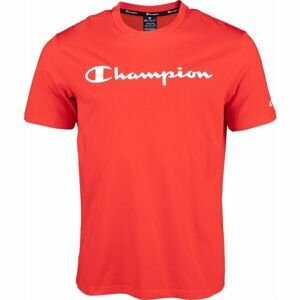 Champion CREWNECK T-SHIRT Pánske tričko, červená, veľkosť M