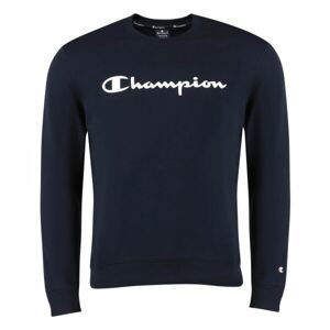 Champion CREWNECK SWEATSHIRT Pánska mikina, tmavo modrá, veľkosť S