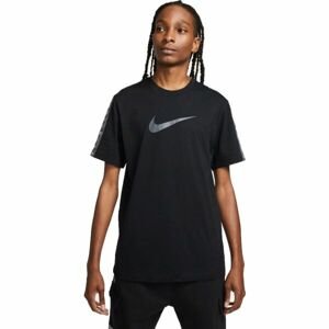 Nike NSW REPEAT SS TEE Pánske tričko, čierna, veľkosť M