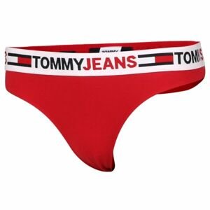 Tommy Hilfiger TOMMY JEANS ID-THONG Dámske tangá, červená, veľkosť L