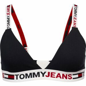 Tommy Hilfiger TOMMY JEANS ID-UNLINED TRIANGLE Dámska podprsenka, tmavo modrá, veľkosť L