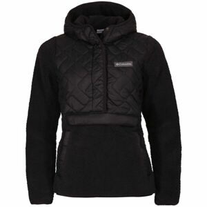 Columbia SWEET VIEW FLEECE HOODED PULLOVER Dámska mikina, čierna, veľkosť XL