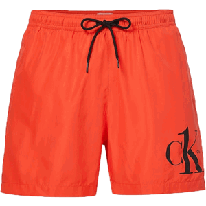 Calvin Klein MEDIUM DRAWSTRING Pánske plavecké šortky, oranžová, veľkosť