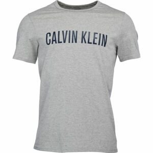 Calvin Klein S/S CREW NECK GRY Pánske tričko, sivá, veľkosť S