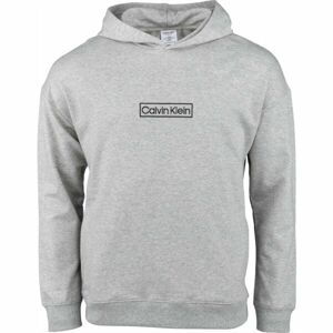 Calvin Klein LW L/S HOODIE Pánska mikina, sivá, veľkosť S