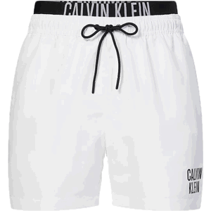 Calvin Klein INTENSE POWER-S-MEDIUM DOUBLE WB Pánske plavecké šortky, biela, veľkosť S