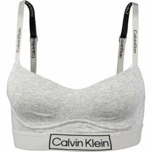 Calvin Klein REIMAGINED HERITAGE-LGHT LINED BRALETTE Dámska podprsenka, sivá, veľkosť M