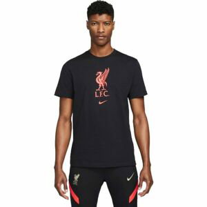 Nike LFC M NK CREST SS TEE Pánske tričko, čierna, veľkosť 2XL