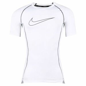 Nike M NP DF TIGHT TOP SS Pánske funkčné tričko, biela, veľkosť L