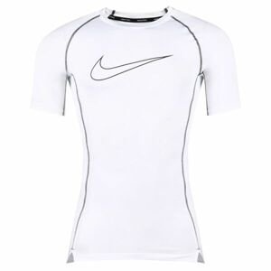 Nike M NP DF TIGHT TOP SS Pánske funkčné tričko, biela, veľkosť M
