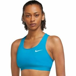 Nike SWOOSH Dámska športová podprsenka, modrá, veľkosť M