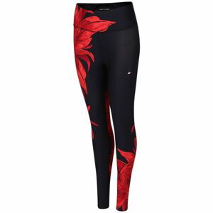 Tommy Hilfiger RW FLORAL AOP LEGGING Dámske legíny, tmavo modrá, veľkosť XS