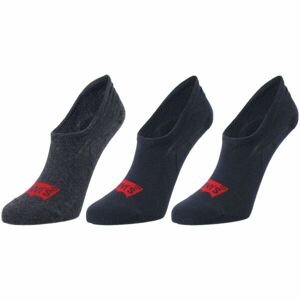 Levi's® FOOTIE HIGH RISE BATWING LOGO 3P Ponožky, čierna, veľkosť