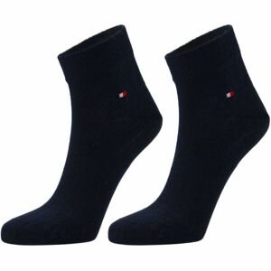 Tommy Hilfiger MEN QUARTER 2P Pánske ponožky, tmavo modrá, veľkosť 43 - 46