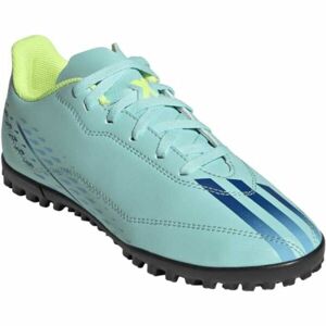 adidas X SPEEDPORTAL.4 TF J Detské turfy, svetlomodrá, veľkosť 35.5