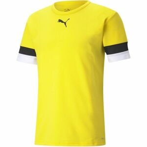 Puma teamRISE Chlapčenské futbalové tričko, žltá, veľkosť M