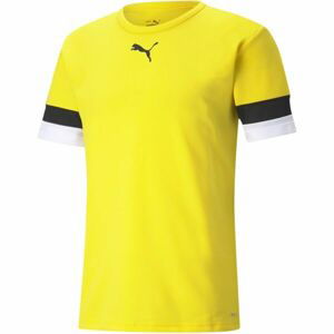 Puma teamRISE Chlapčenské futbalové tričko, žltá, veľkosť XXL