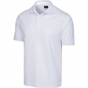 GREGNORMAN PROTEK ML75 STRIPE POLO Pánske golfové polo tričko, biela, veľkosť XL
