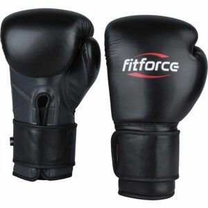 Fitforce PATROL Tréningové boxerské rukavice, čierna, veľkosť 16 OZ