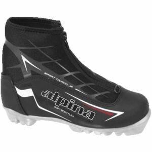 Alpina SPORT TOUR JR Detská obuv na bežecké lyžovanie, čierna, veľkosť 37