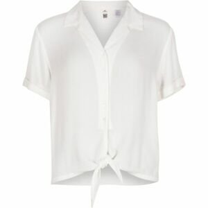 O'Neill CALI WOVEN SHIRT Dámska košeľa s krátkym rukávom, biela, veľkosť XS
