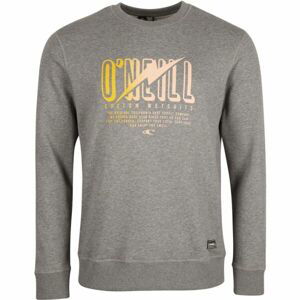 O'Neill STORM CREW SWEATSHIRT Pánska mikina, sivá, veľkosť S