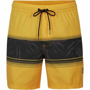 O'Neill CALI STRIPE SHORTS Pánske plavecké šortky, žltá, veľkosť