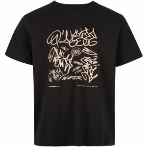 O'Neill GRAFFITI T-SHIRT Pánske tričko, čierna, veľkosť XL