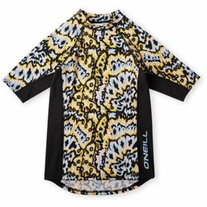 O'Neill AOP PRINT SKINS S/SLV Dievčenské tričko, čierna, veľkosť 12