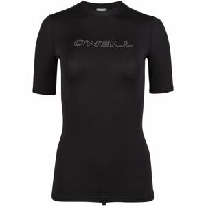 O'Neill BIDART SKIN S/SLV Dámske plavecké tričko, čierna, veľkosť L