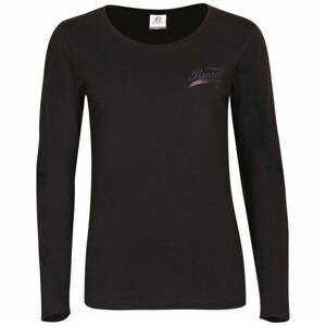 Russell Athletic LONG SLEEVE TEE SHIRT Dámske tričko, čierna, veľkosť L