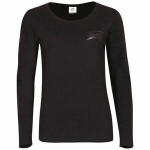 Russell Athletic LONG SLEEVE TEE SHIRT Dámske tričko, čierna, veľkosť S