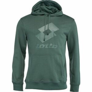 Lotto SMART IV SWEAT HD 2 Pánska mikina, tmavo zelená, veľkosť XL