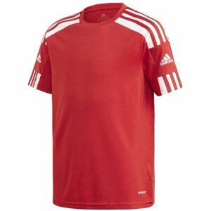 adidas SQUAD 21 JSY Y Chlapčenský futbalový dres, červená, veľkosť 140