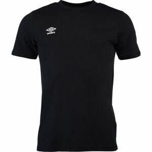 Umbro FW SMALL LOGO TEE Pánske tričko, čierna, veľkosť S