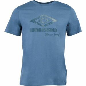 Umbro LARGE LOGO TEE Pánske tričko, modrá, veľkosť XL